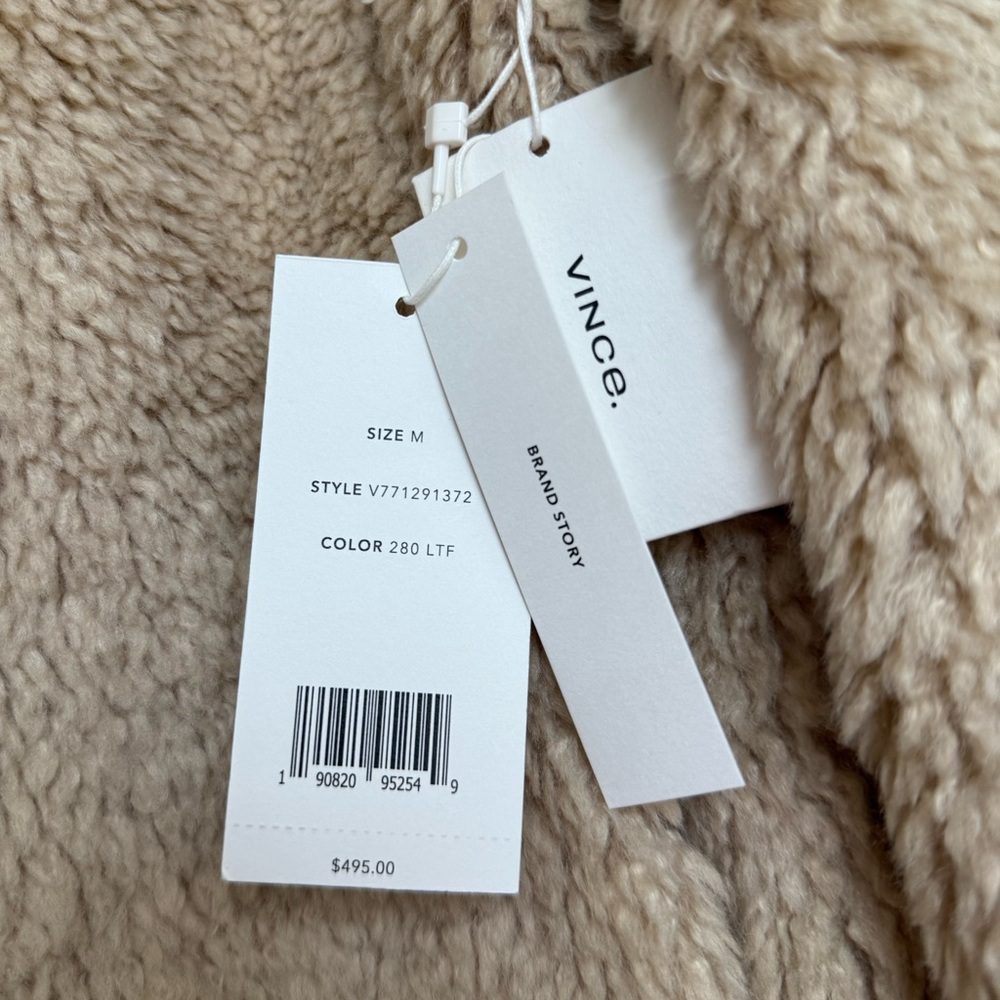 NWT - Vince Teddy Shearling Jacket - Picture 7 of 14